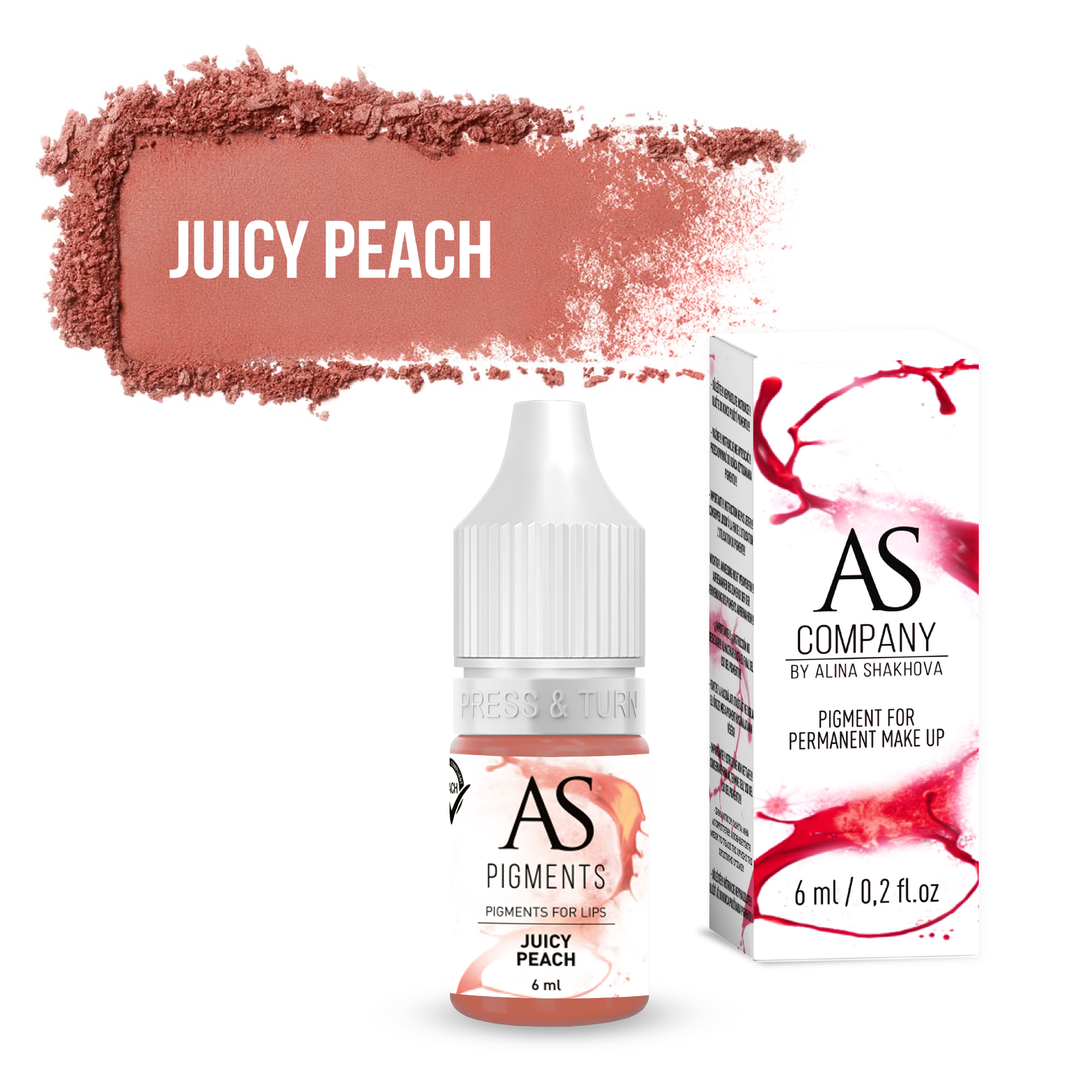 Pigment de buze Juicy Peach, 6 ml, 12ml Pigment de buze Juicy Peach, 6 ml, 12ml