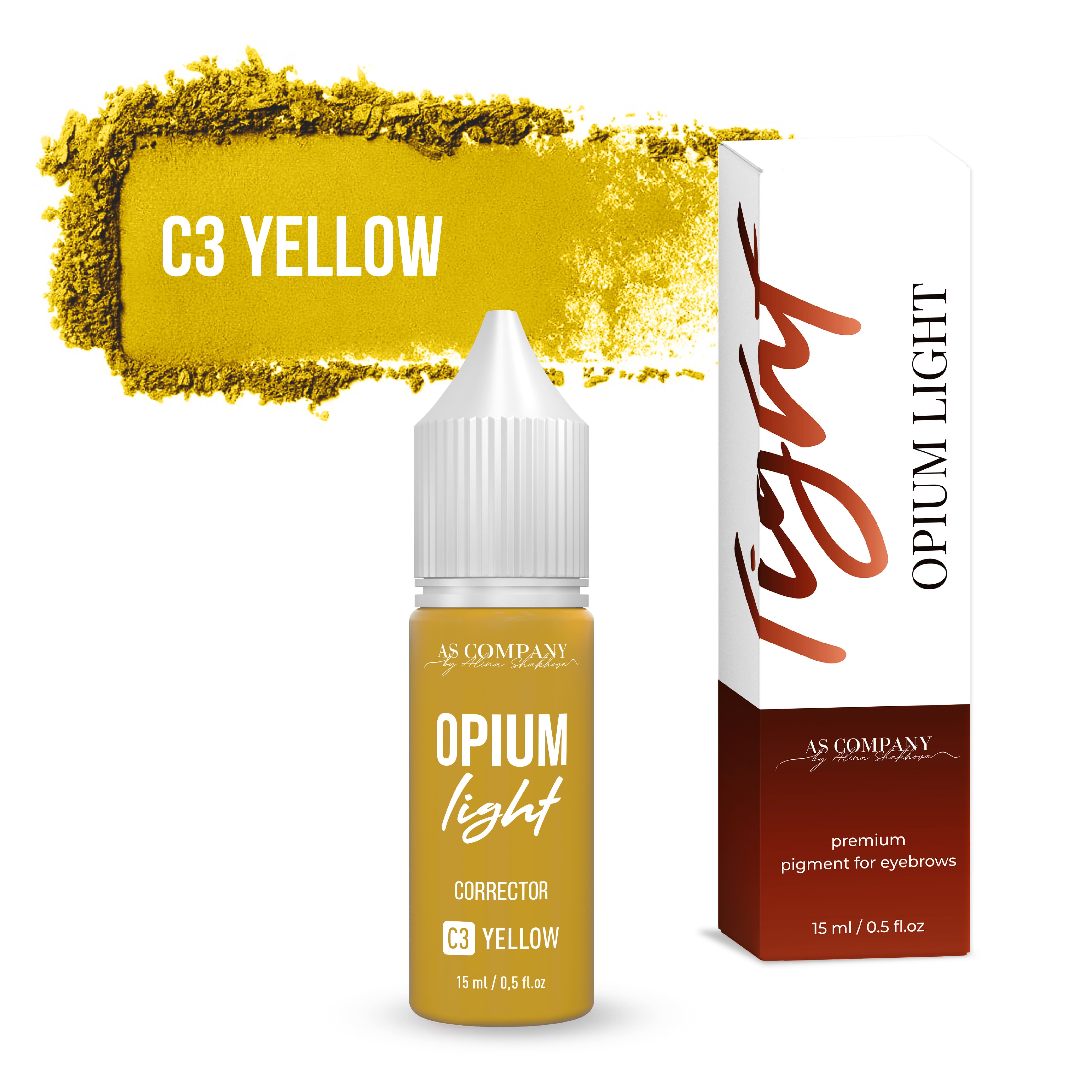 C3 corector GALBEN  sprâncene 6ml, 15ml (OPIUM LIGHT) C3 corector GALBEN  sprâncene 6ml, 15ml (OPIUM LIGHT)