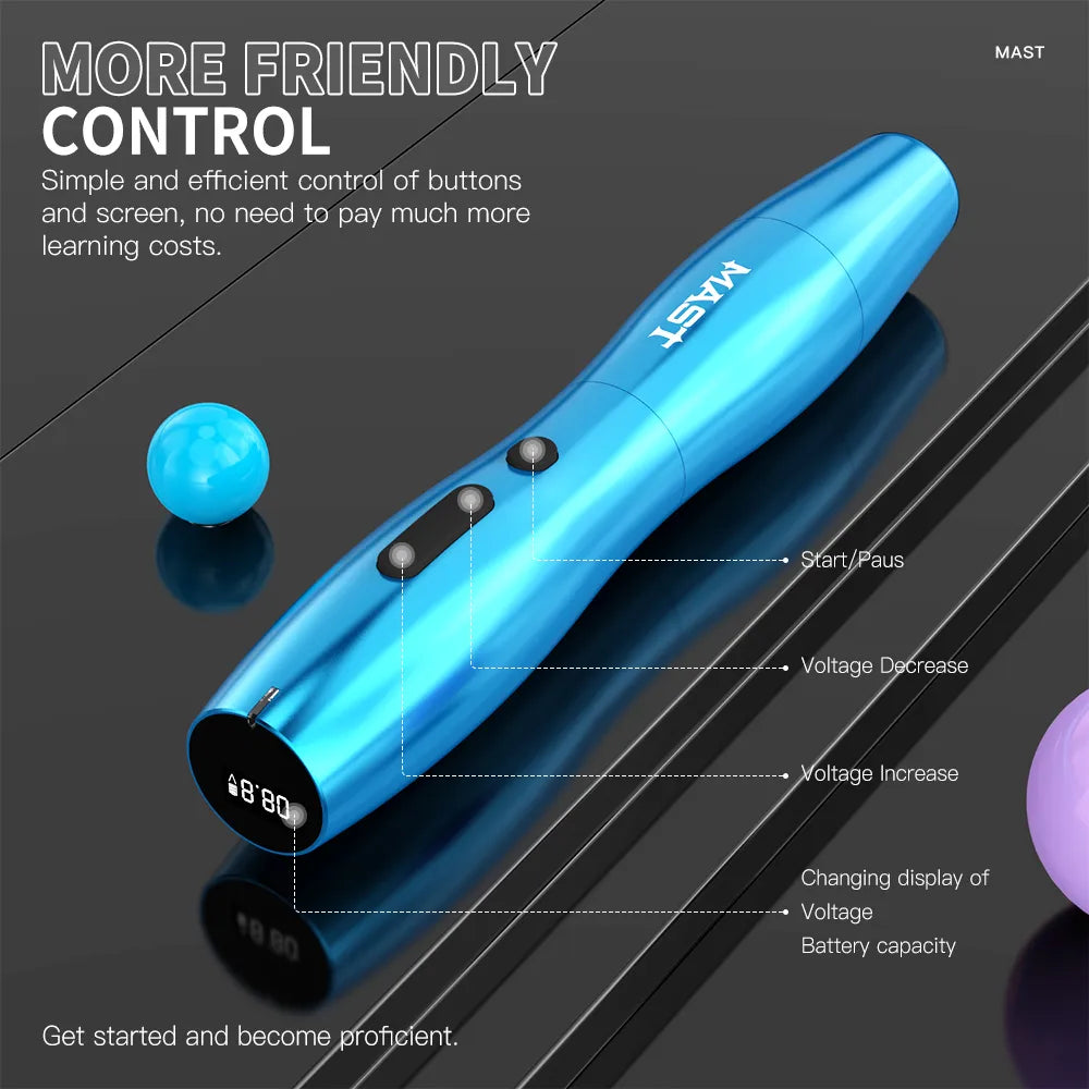 Aparat de tatuat wireless Mast P20 Aparat de tatuat wireless Mast P20