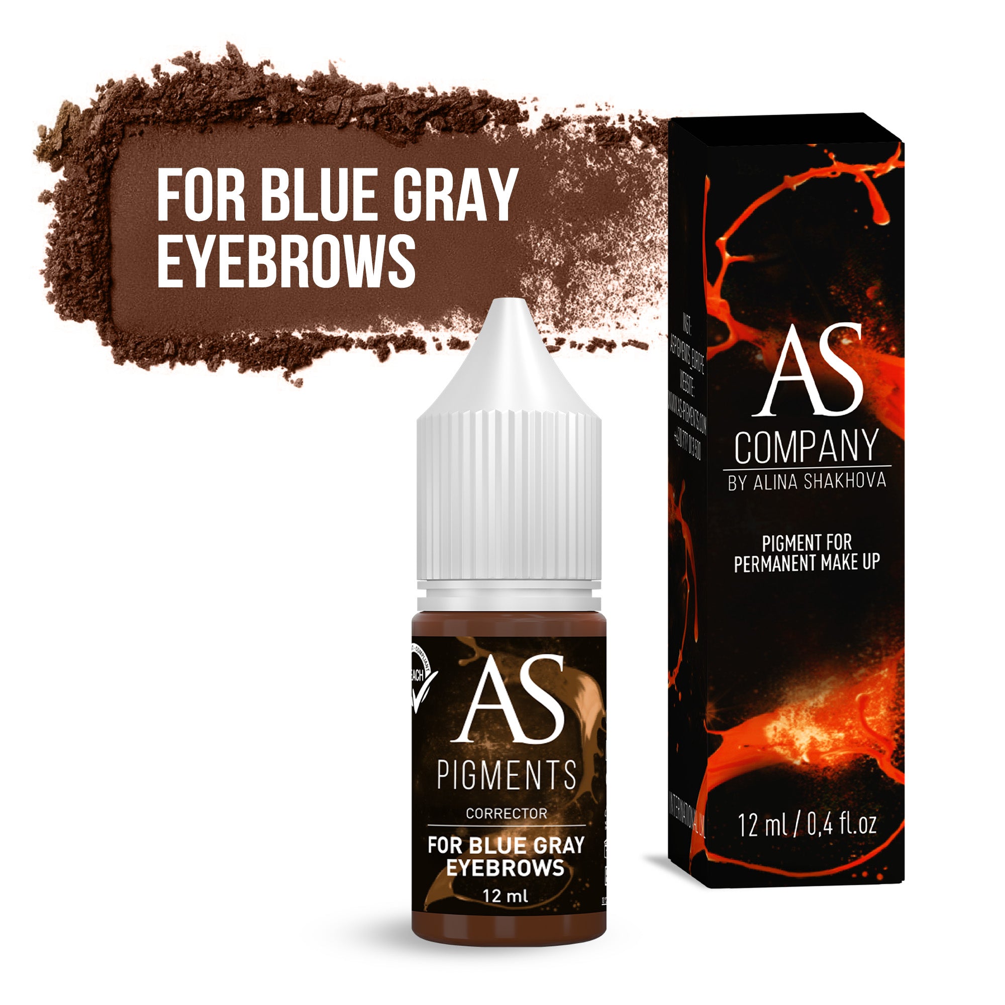 Corector pentru pigmentul albastru-gri al sprâncenelor, 6 ml, 12ml Corector pentru pigmentul albastru-gri al sprâncenelor, 6 ml, 12ml