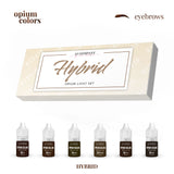 Set Pigmenți OPIUM COLORS pentru sprâncene, Hybrids 6 ml Set Pigmenți OPIUM COLORS pentru sprâncene, Hybrids 6 ml