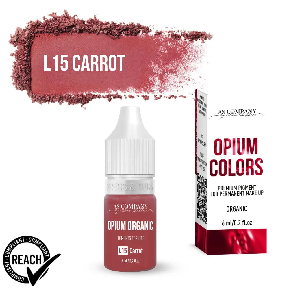 L15 Carrot Organic -Pigment Pentru Buze 6Ml 15Ml (Culori Opium) Pigment L15 Carrot Organic -Pigment Pentru Buze 6Ml 15Ml (Culori Opium) Pigment