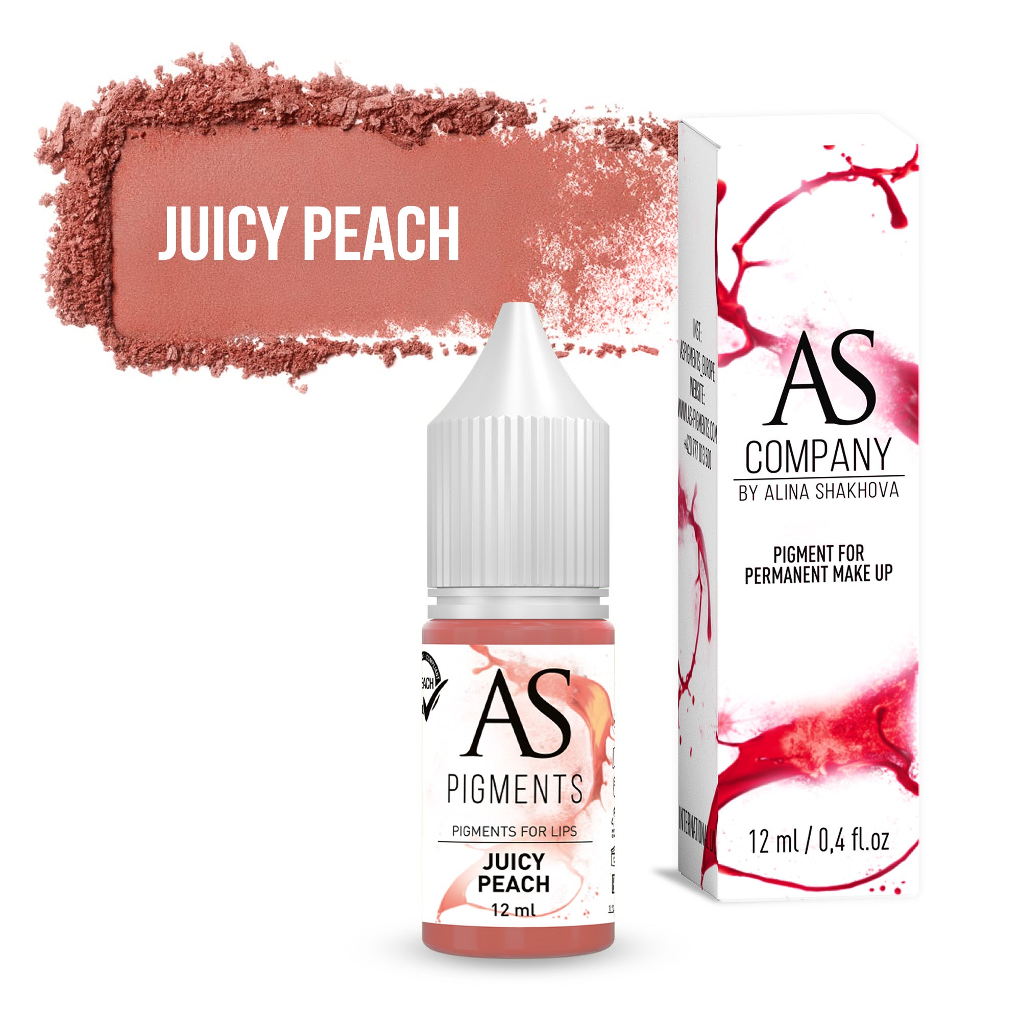 Pigment de buze Juicy Peach, 6 ml, 12ml Pigment de buze Juicy Peach, 6 ml, 12ml