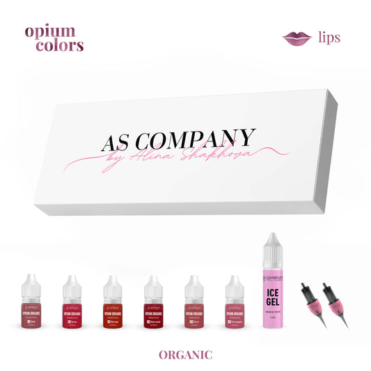 Set OPIUM COLORS pentru Buze, Organic 6 ml