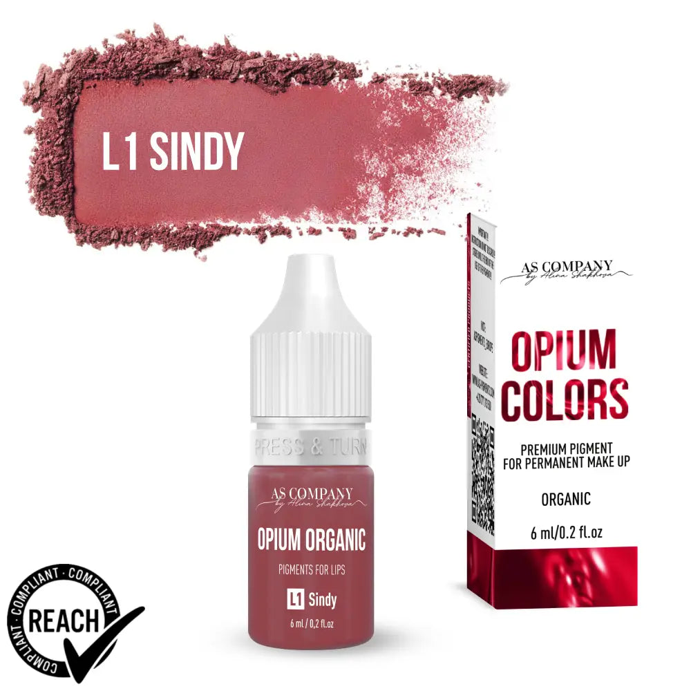 L1-Sindy Organic Lip Pigment De La Opium Colors - Pigment Organic Pentru Buze 6Ml 15Ml Pigment