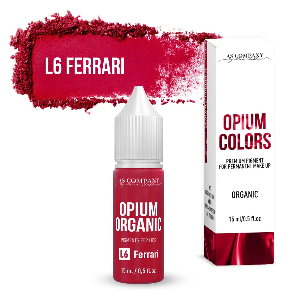 L6 - Pigment Organic Pentru Buze Ferrari 6Ml 15Ml (Culori Opium)