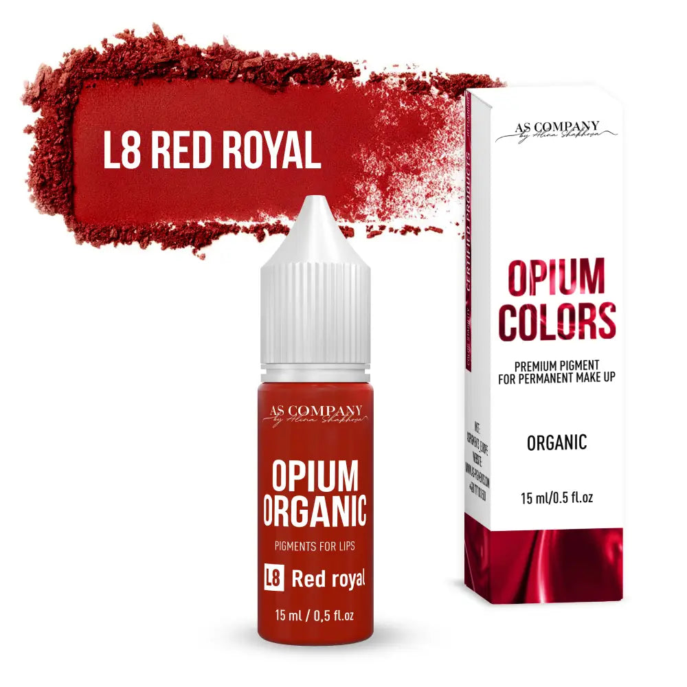 L8 - Pigment Organic Pentru Buze Red Royal 6Ml (Culori Opium)