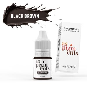 BLACK BROWN, 6 ml (AS PIGMENTS)